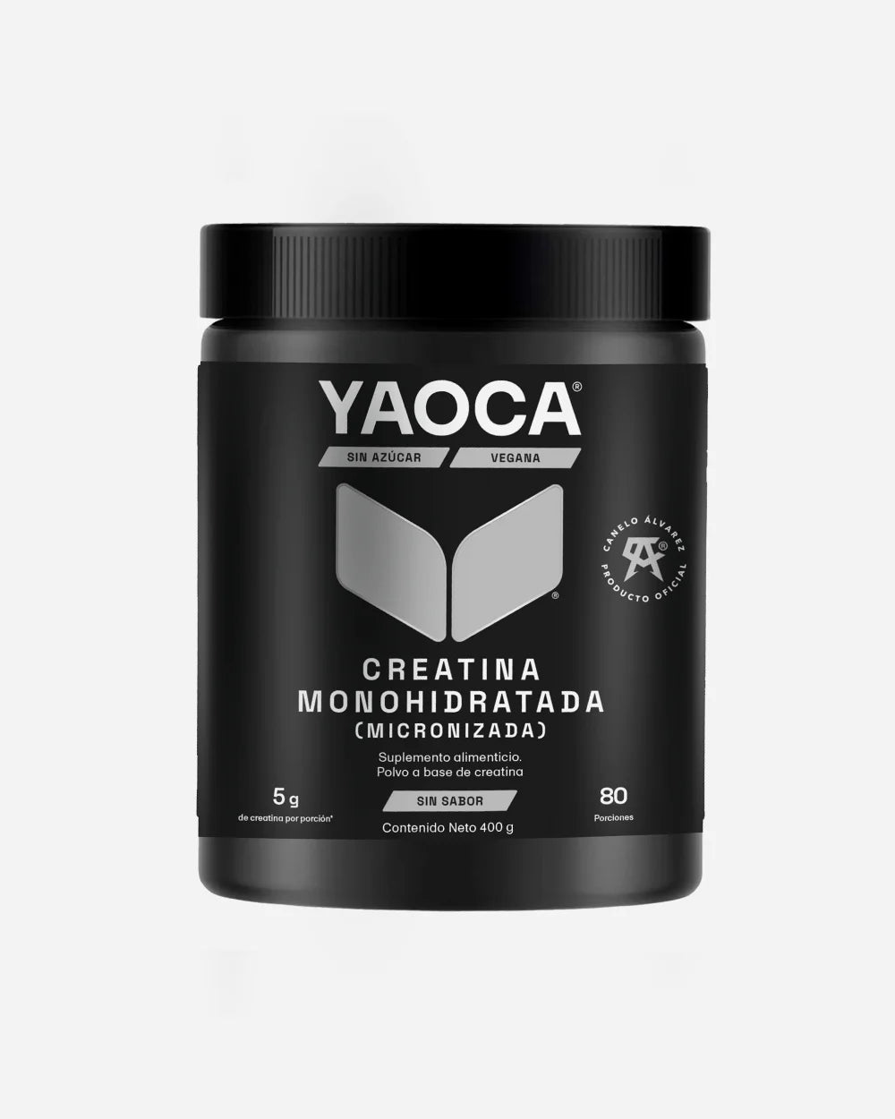 Creatina Monohidratada Micronizada Yaoca 400 g – 5 g por porción, rendimiento y potencia