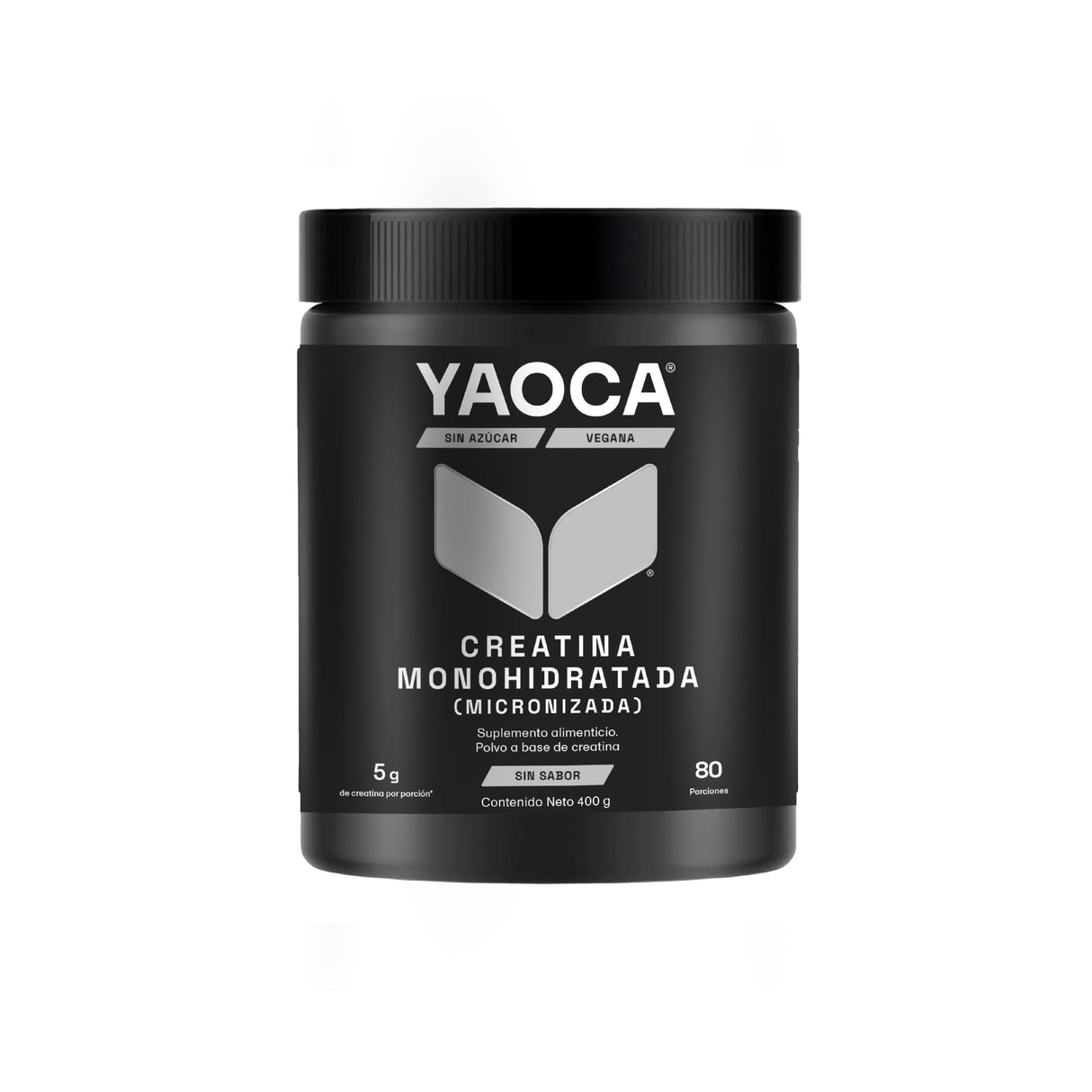 Creatina Monohidratada Micronizada Yaoca 400 g – 5 g por porción, rendimiento y potencia