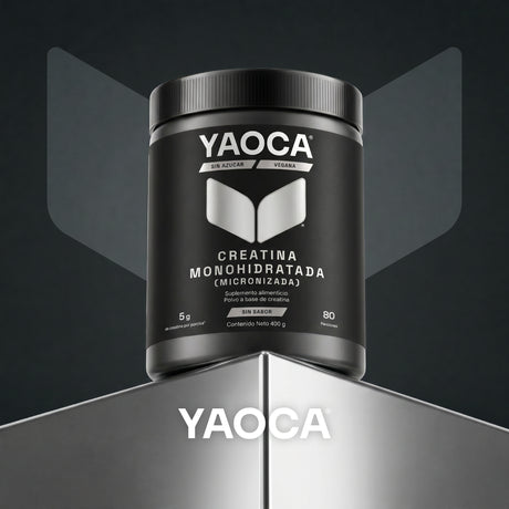 Creatina Monohidratada Micronizada Yaoca 400 g – 5 g por porción, rendimiento y potencia
