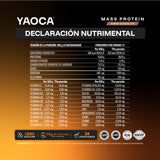 Proteína Mass Yaoca Sabor Chocolate – 26g de proteína con creatina, magnesio y vitaminas para mayor energía y recuperación (34 porciones)