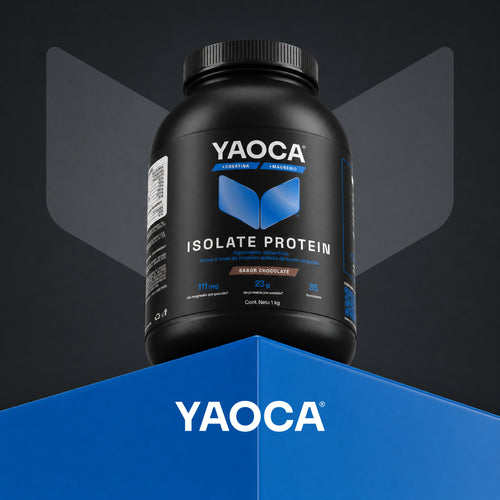Proteína Isolate Sabor Chocolate , 1kg, 23g de proteína pura sin rellenos ni azúcar