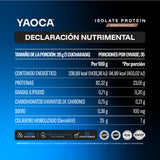 Proteína Isolate Chocolate 1kg - 23g de proteína pura, sin rellenos y sin azúcar
