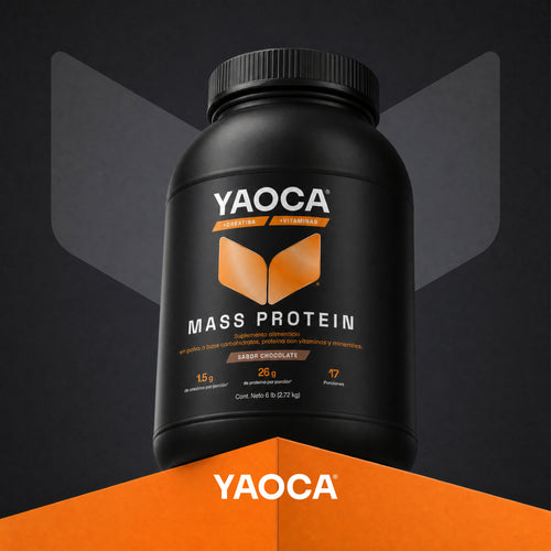 Proteína Mass , 6 lb, 26g de proteína con creatina y vitaminas para ganancia de masa