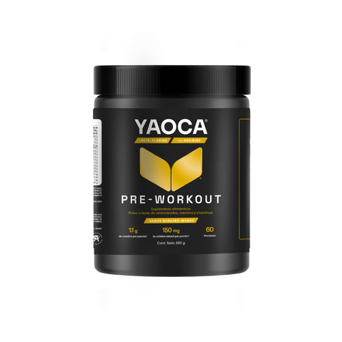 Pre-Workout , 360 g, Potencia el rendimiento con beta-alanina, creatina y vitaminas