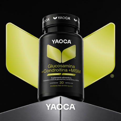 Glucosamina + Condroitina + MSM 30 Cáps , Dosis diaria, Soporte articular y movilidad con colágeno y vitaminas