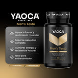 Men's Testo , 60 cáps, Fuerza y energía con creatina, tribulus y zinc