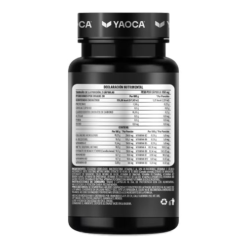 Multivitamínico Multi M 60 cáps , Fórmula mujer, Belleza y energía diaria con colágeno hidrolizado