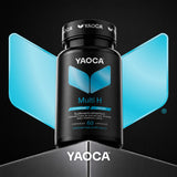 Multivitamínico Multi H 60 cáps, Fórmula hombre, Energía diaria y apoyo óseo con calcio y aminoácidos