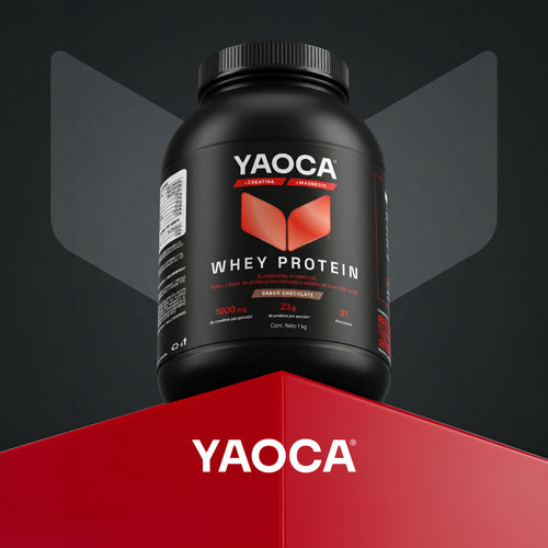 Proteína Whey , 1kg, 23g de proteína de máxima pureza con creatina y magnesio