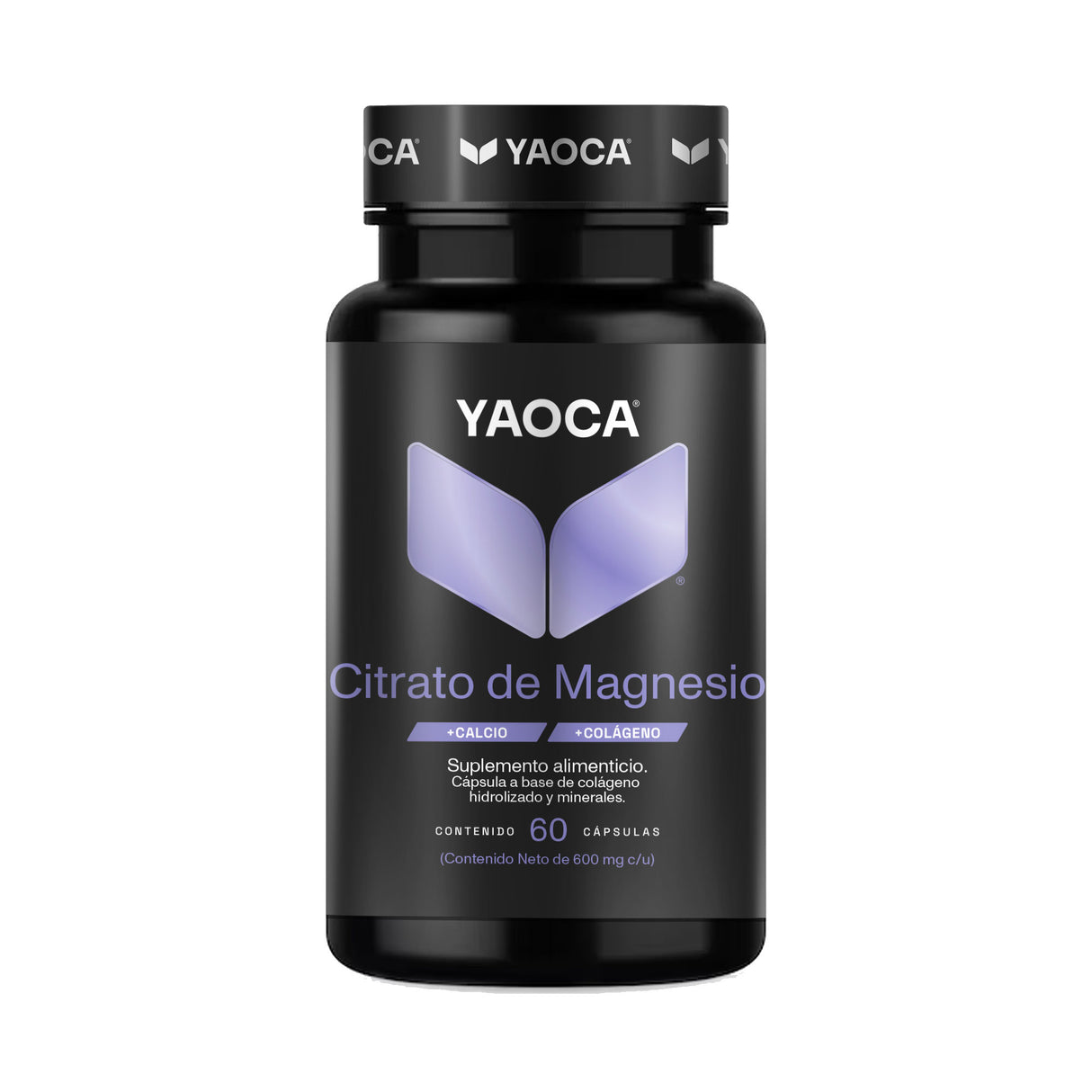 Citrato de Magnesio 600mg con Calcio y Colágeno – Apoyo diario para músculos y huesos