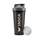 Vaso shaker Yaoca 700 ML - color Negro con esfera mezcladora