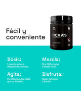 BCAA’s Yaoca – Aminoácidos que Favorecen la Recuperación y el Rendimiento (30 porciones)