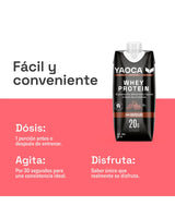 Proteína Whey Bebible Yaoca – 20g de proteína lista para tomar, práctica y deliciosa (12 pack)