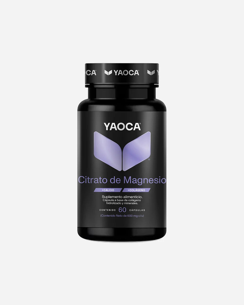 Citrato de Magnesio 600mg con Calcio y Colágeno – Apoyo diario para músculos y huesos