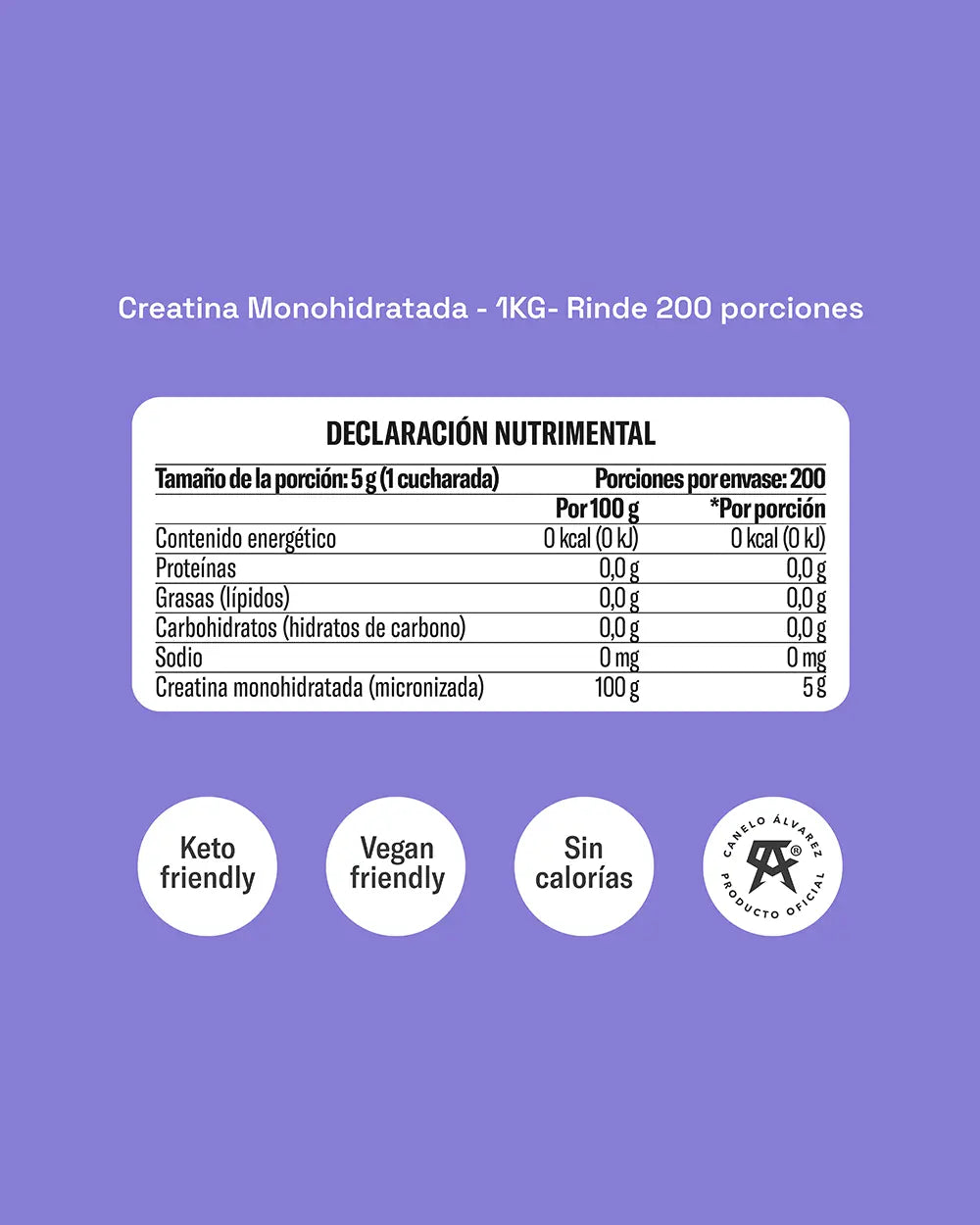 Creatina Monohidratada 1kg - Energía, Recuperación y Rendimiento en Cada Entrenamiento