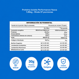 Proteína Isolate Performance / 30g de proteína con colágeno y probióticos ( 37 Porciones ) + creatina 200g