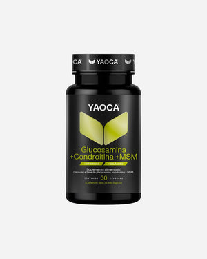 Glucosamina + Condroitina + MSM Yaoca, Dosis diaria, Soporte articular y movilidad con colágeno y vitaminas