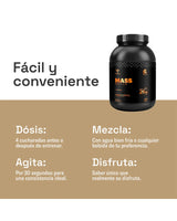 Proteína Mass – 26g de Proteína con Creatina y Vitaminas para Mayor Energía y Recuperación