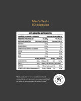 Men’s Testo Yaoca – Fuerza y energía, con creatina, tribulus y zinc (60 cápsulas)