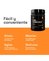 Pre-Workout Yaoca – Favorece tu Rendimiento con Beta-Alanina, Creatina y Vitaminas (60 porciones)