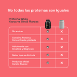 Proteína Whey - Fórmula exclusiva ligera con Creatina y Magnesio, 23g de proteína