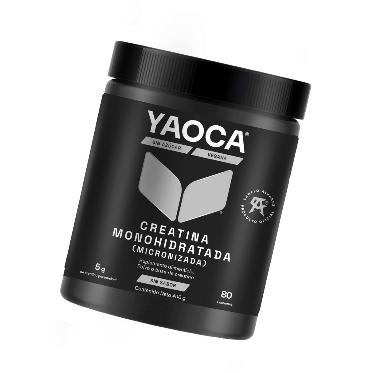 Creatina Monohidratada Micronizada Yaoca 400 g – 5 g por porción, rendimiento y potencia