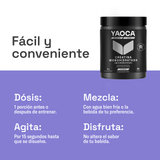 Creatina Monohidratada Micronizada Yaoca 400 g – 5 g por porción, rendimiento y potencia