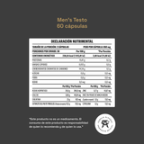 Men’s Testo Yaoca – Fuerza y energía, con creatina, tribulus y zinc (60 cápsulas)