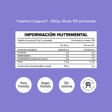 Creatina Creapure® – La Creatina Más Pura del Mundo para Potenciar Tu Rendimiento (500g)