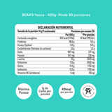 BCAA’s Yaoca – Aminoácidos que Favorecen la Recuperación y el Rendimiento (30 porciones)